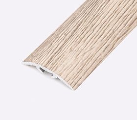 Порог (стык) Русский профиль  разноуровневый ламинированный с дюб, 30*2700 мм, Дуб арктик